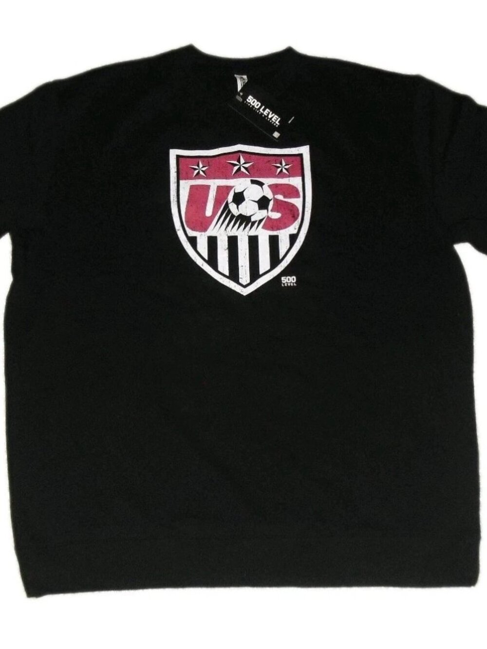 USA US World Cup Soccer Mens Crew Neck Sweatshirt Black Color sz. XL New Tags